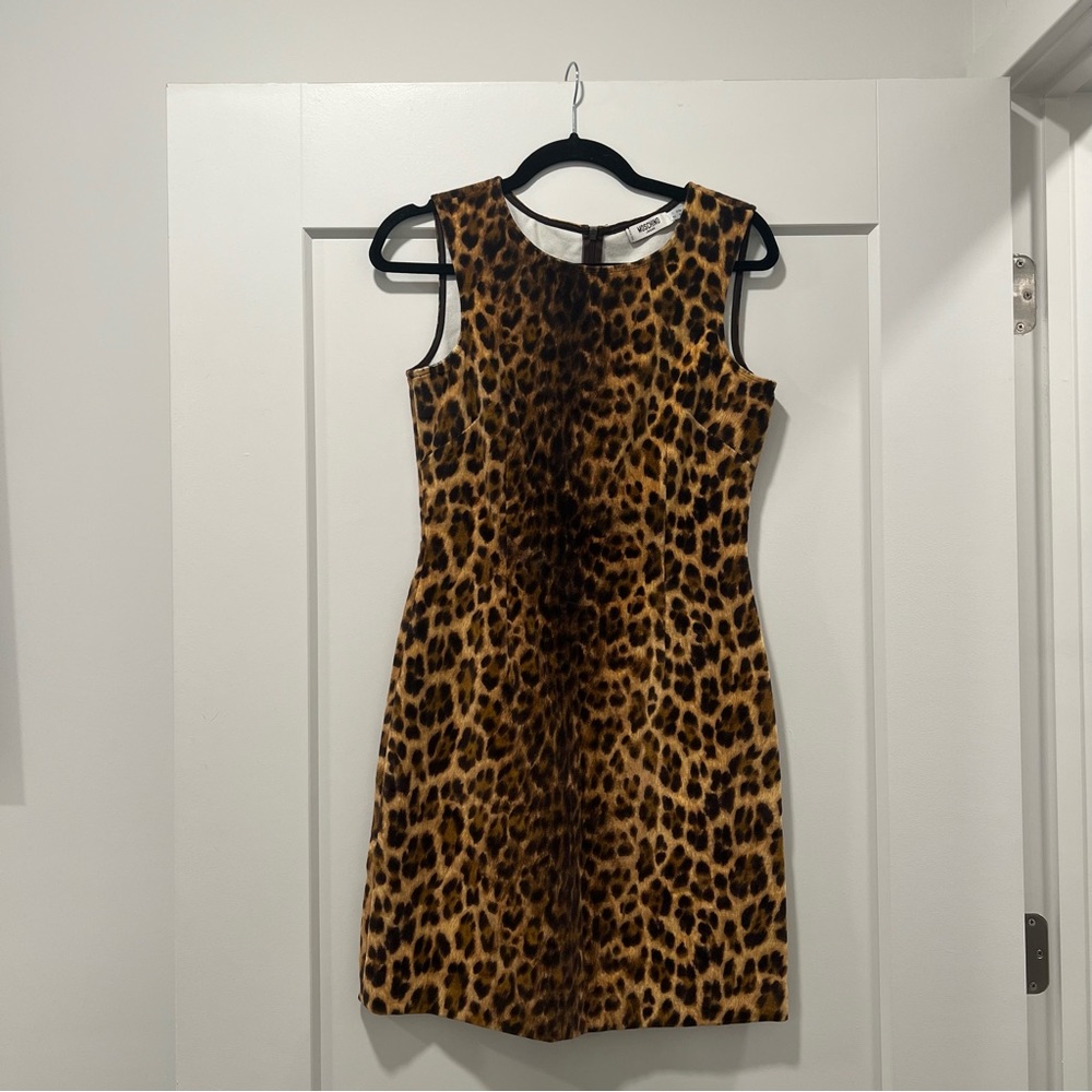 Vintage Moschino Animal Print Dress